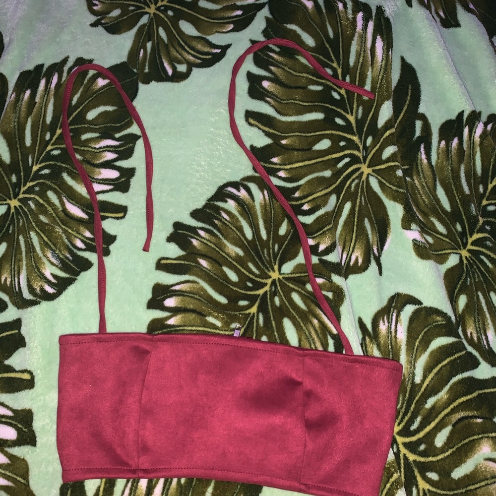 VELVET CROP TOP